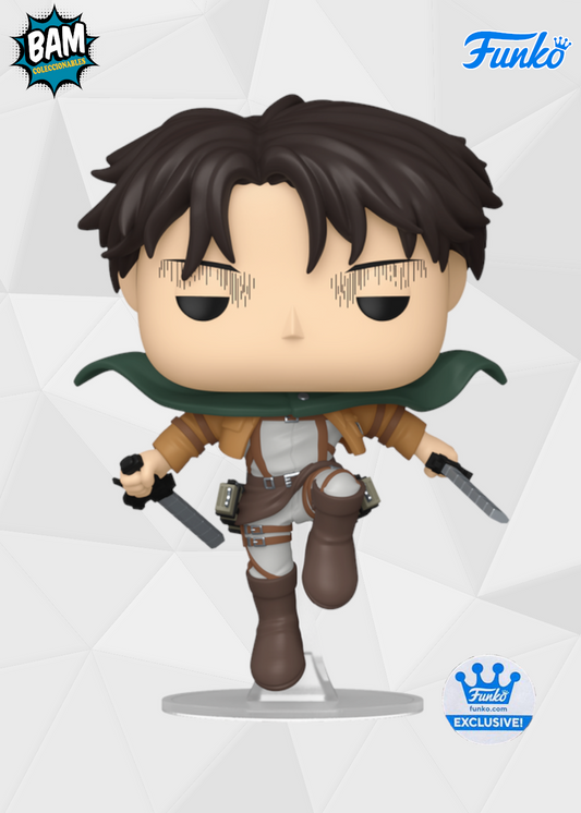 Funko Pop! Animation: Attack on Titan - Levi Ackerman #1625 Exclusivo Funko Shop