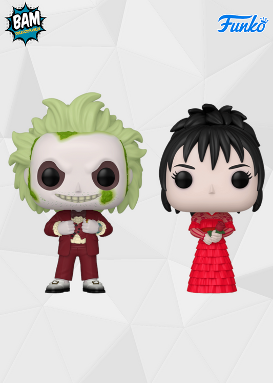 Funko Pop! Movies: Beetlejuice 2 - Beetlejuice y Lydia Deetz 2 Pack