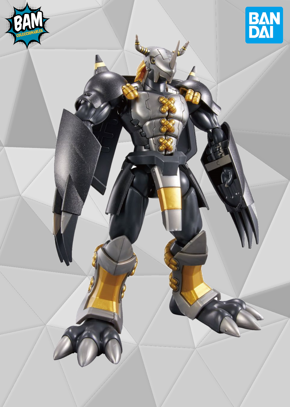 Bandai Model Kit: Digimon Adventure 02 - Black Wargreymon Figure-Rise Standard