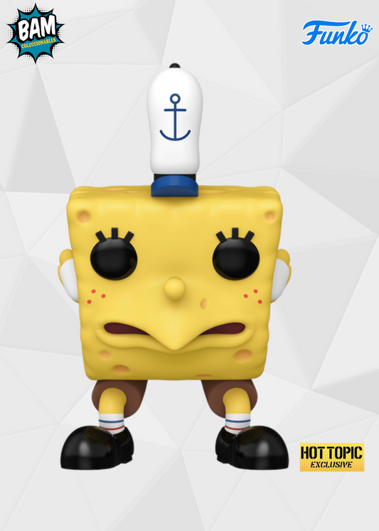 Funko Pop! Animation: Bob Esponja - Bob Esponja Burlón #1672 Exclusivo Hot Topic