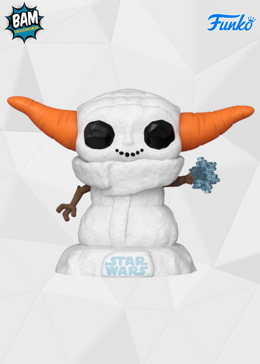 Funko Pop! TV Series: The Mandalorian - Grogu Hombre De Nieve #748