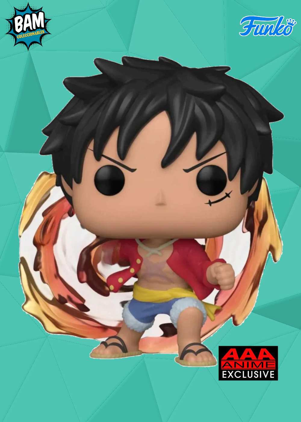 Funko Pop! Animation: One Piece - Luffy Red Hawk Exclusivo AAA