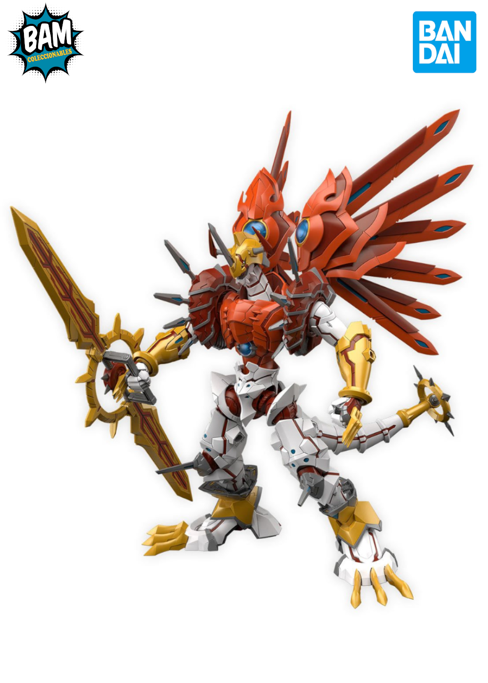 Bandai Model Kit: Digimon Data Squad - Shine Greymon Figure-Rise Standard Amplified